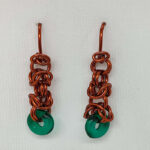 Boucles d’oreilles mailles Byzantine