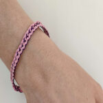 Bracelet tissage de fil de métal