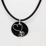 Pendentif Cœur sur Nacre